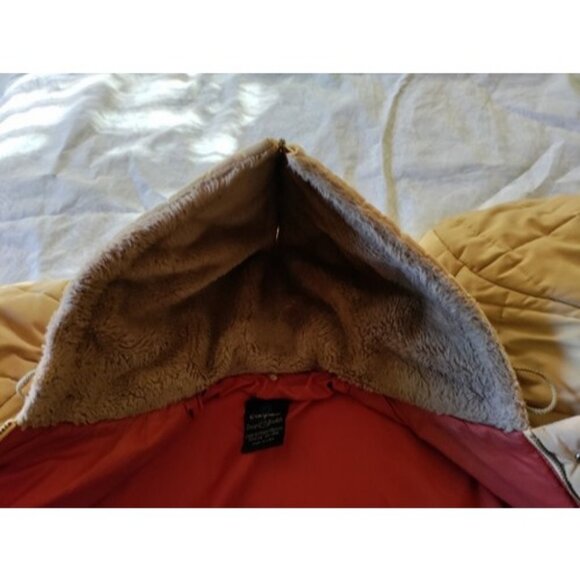 Vintage Cooper Sportswear Flight Bomber Jacket Fur Collar Puffer Coat Size 42 - Picture 12 of 16